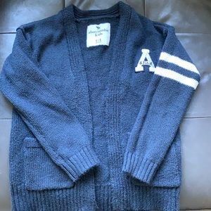 Abercrombie Kids Navy cardigans for kids, size 5:6